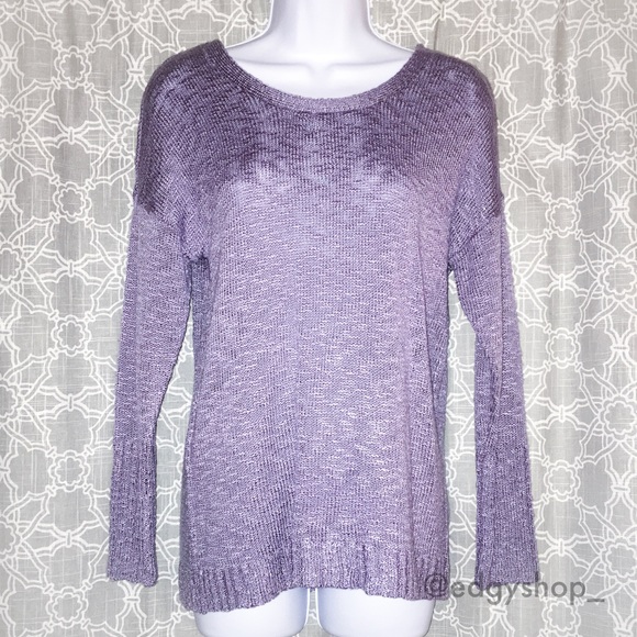 Sweaters - Lace Up Back Sweater